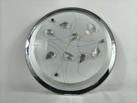 Image 1 of Lampada da soffitto in vetro 33cm attacco 2 x E27