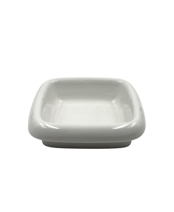 Image 1 of Angelo Mangiarotti, centrotavola / vide poche in ceramica bianca mod. Tremiti 4035, Danese Italia ca. 1968