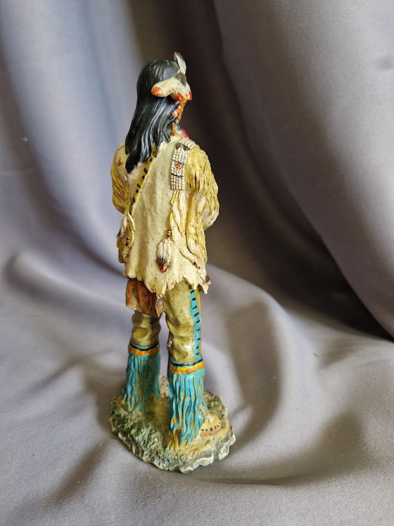 Image 1 of Statue amérindienne 21 cm