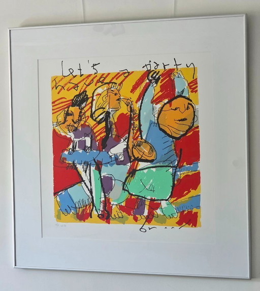 Herman Brood - ¡Hagamos una fiesta! - Edición limitada 28/50 - Firmado a mano