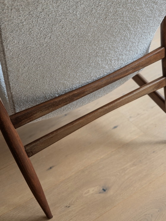 Louis van Teeffelen pour la chaise longue WéBé | années 1960 – Fauteuils, Textile, Wood (photo 9 of 14)