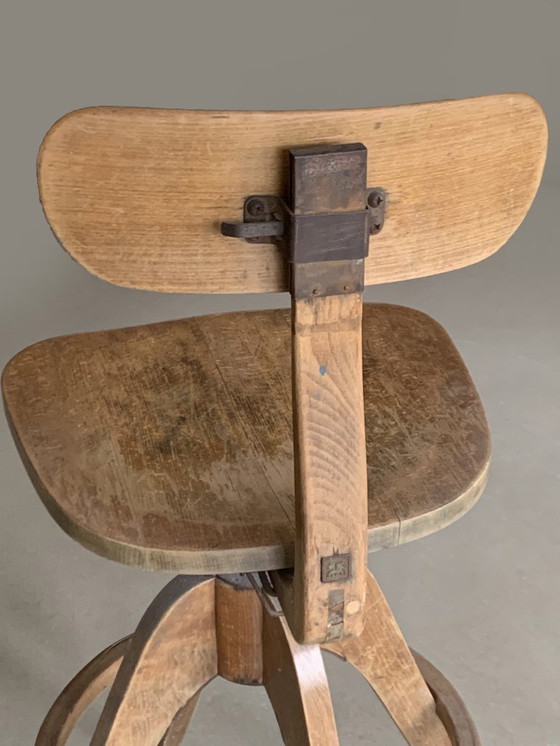 Image 1 of Architektenstuhl von Albert Stoll für Der Federdreh, 1920er Jahre.