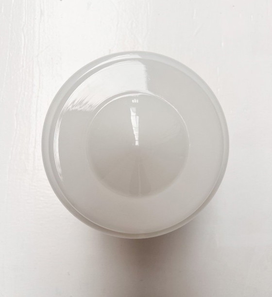 Image 1 of Plafonnier Gispen en verre opale pour GISO, années 1960