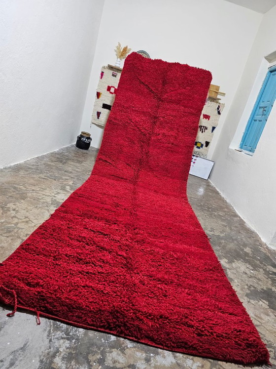 Vintage Moroccan Berber Rug – Authentic Charm 410cm x 135cm – Rugs & carpets, Wool (photo 2 of 7)