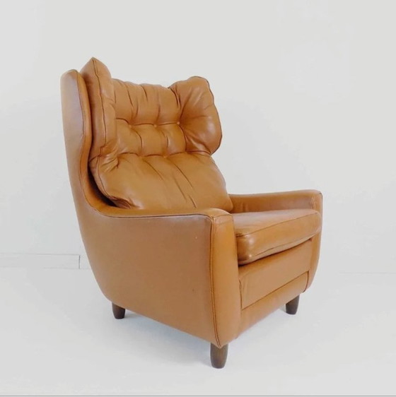 Image 1 of Comfortabele XL fauteuil van Carl Straub