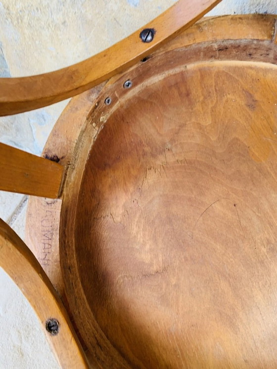 Sgabello vintage in legno curvato di Baumann, circa anni '50 – Sgabelli (photo 19 of 21)
