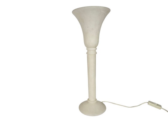 Image 1 of Alabaster - Uplighter - Pegasam - Kellamp - Spain - 1970s