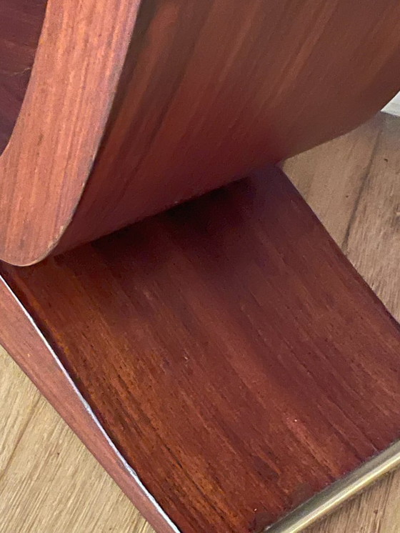 Image 1 of Art Deco rosewood console table from the 1930s