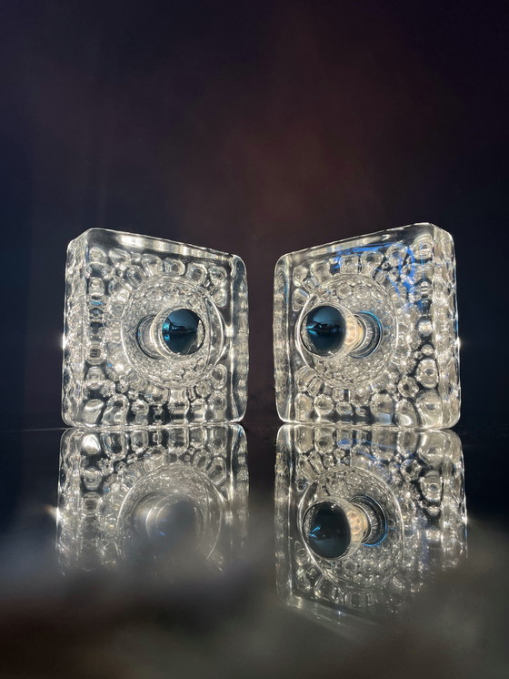 Image 1 of Set di lampade da parete Hillebrand Ice Cubes