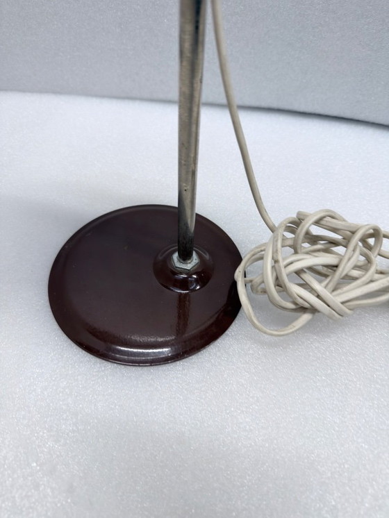Image 1 of Lampada da tavolo ungherese vintage marrone di Elektrofem, anni '70