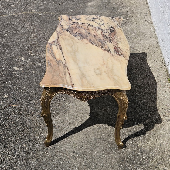 Image 1 of French Marble Coffee Table 70s