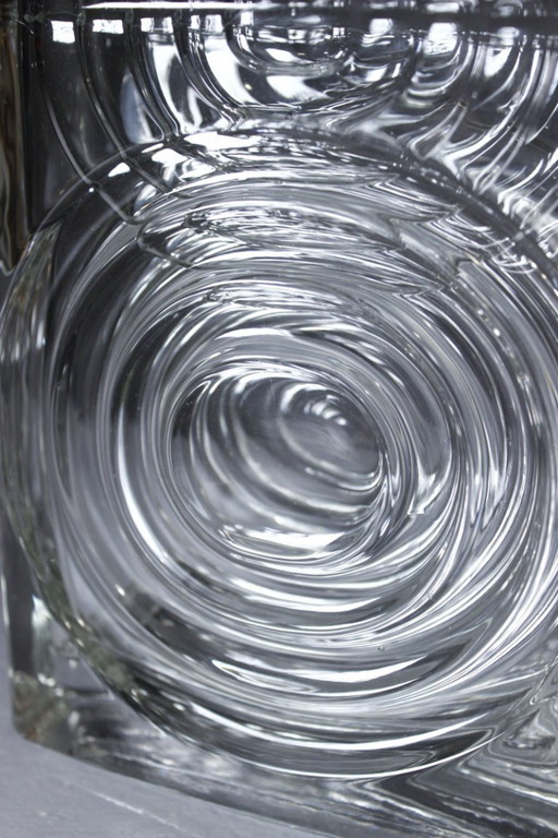 Vratislav Šotola & Hermanova Hut - Vase 20262/170 Op Art 1970 Czech Republic – vazen, Glass (photo 2 of 6)