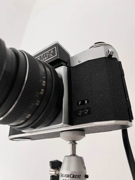 Image 1 of Lampe appareil photo Praktica vintage en métal