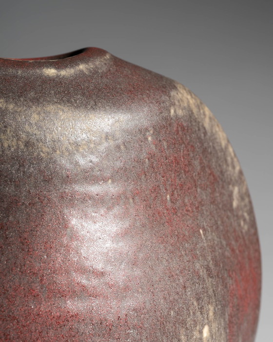 Image 1 of Vase en poterie d’art sculptural Steuler Keramik x Heiner Balzar Brutalisme allemand années 70