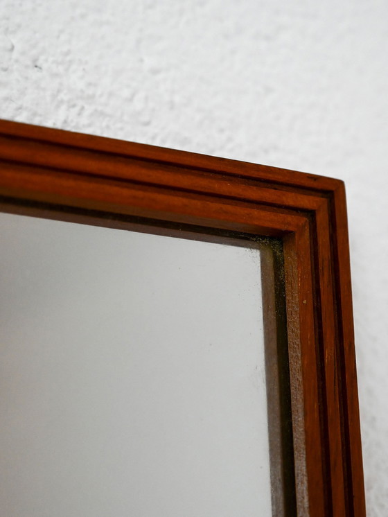 Image 1 of Vintage Scandinavian Teak Mirror, 1950s