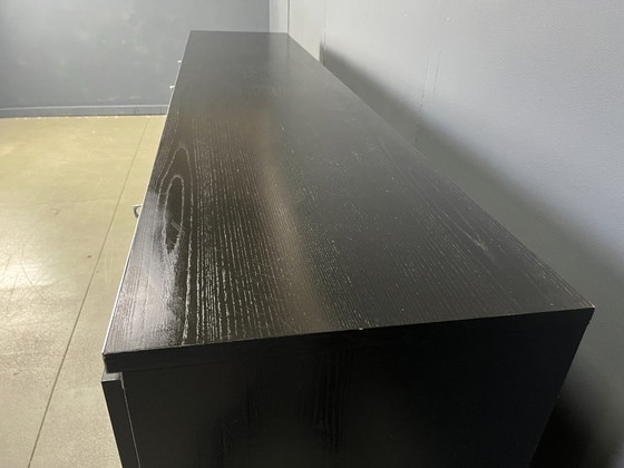 Image 1 of Credenza brutalista nera, anni '70