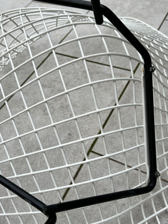 Image 1 of 5 Bertoi Diamond Knoll Armchairs