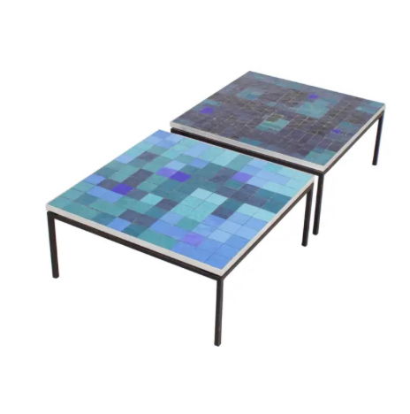 2x Mosaic Tile Coffee Table