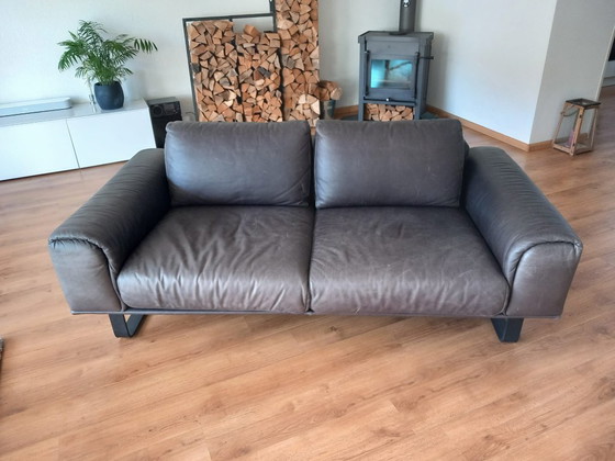 Leather 2.5-Seater Sofa – W. Schillig Novastyl/Ryan, 2 seaters (photo 2 of 7)