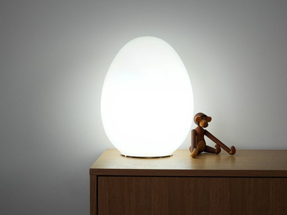 Image 1 of Egg table lamp, Italian design, 1970s, manufactured in Italy
