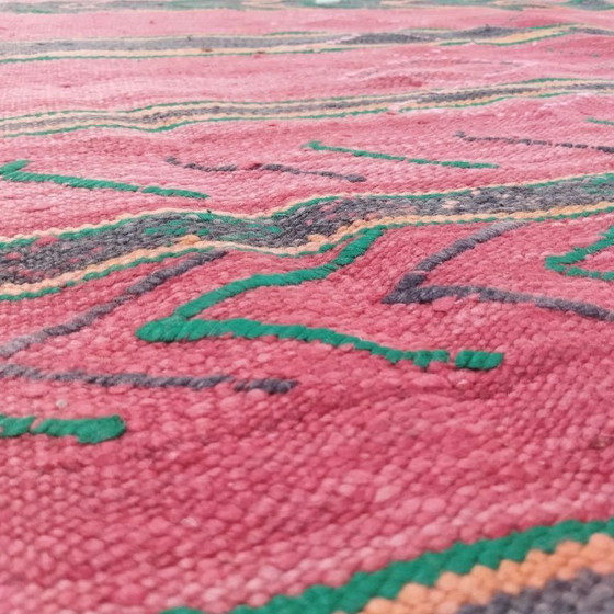 Image 1 of Authentischer Berber-Kelim-Teppich XXL – Handgewebt in Marokko (360 × 170 cm)