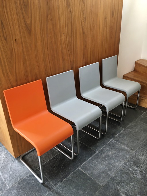 4x Vitra 05 Silla Maarten Van Severen