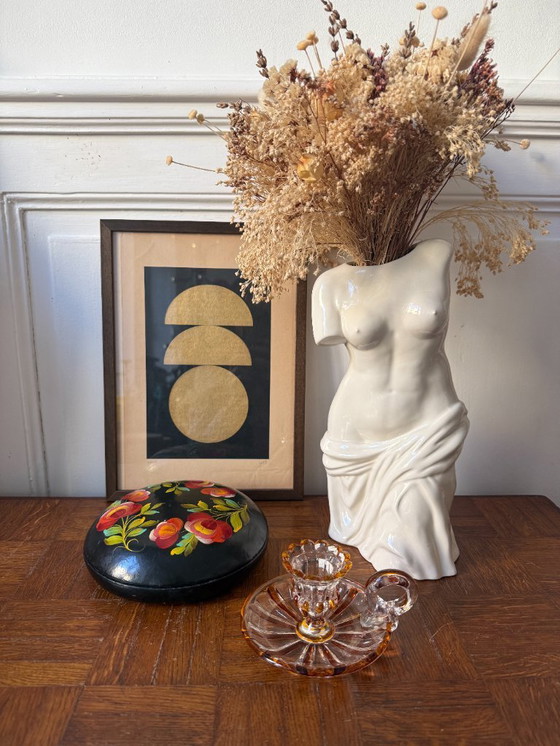 Image 1 of Boîte en bois peinte à la main – artisanat russe