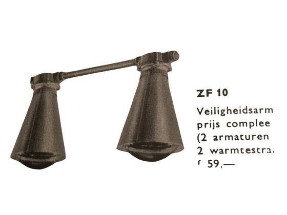 Image 1 of Philips - Louis Kalff - model ZF 10 - metaal - 1950's