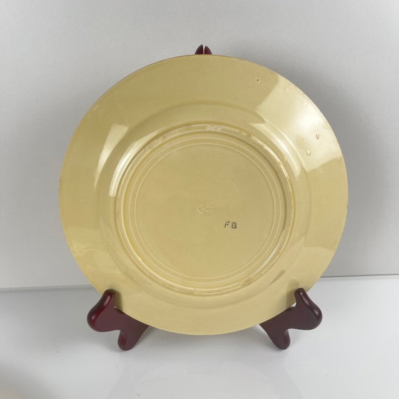 Image 1 of Par de platos de postre Art Déco de Badonviller, 1920/1930.