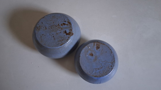 Image 1 of Jarrones pequeños Regaderas azules