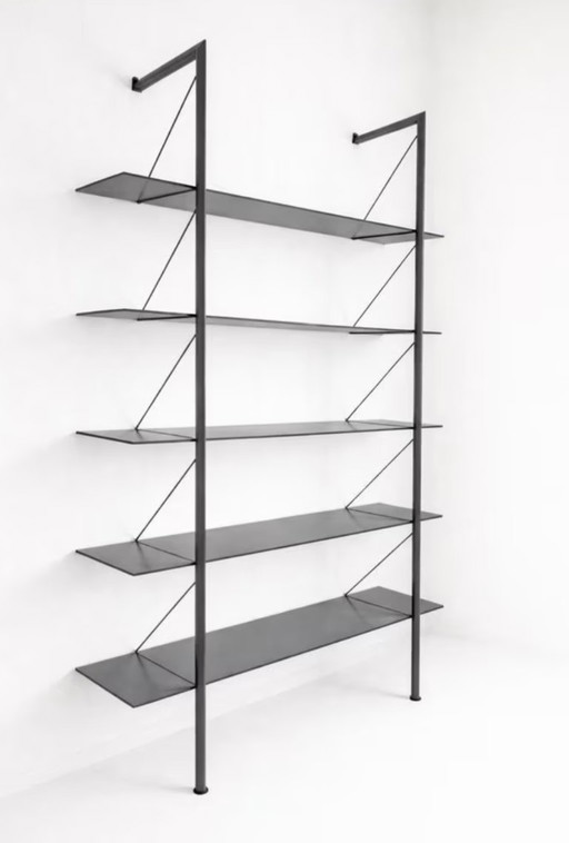 Estantería/librería de pared vintage de IKEA de los años 80.