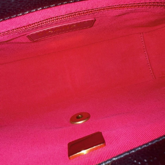 Image 1 of Chanel Seasonal Flap Bag - Caviar Quilted Medallion Soul Black Caviar Gold Hardware Microchip