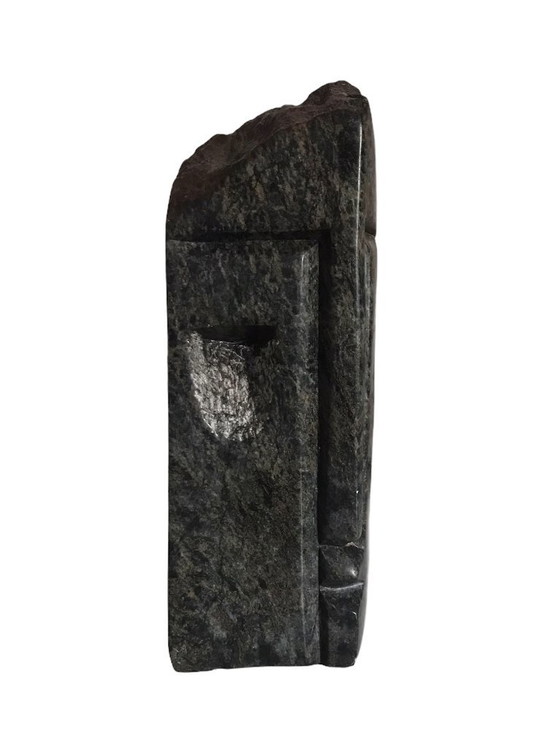 Image 1 of Vanassa Rangisse Sculpture serpentine africaine h=17,5cm signature incisée et certificat