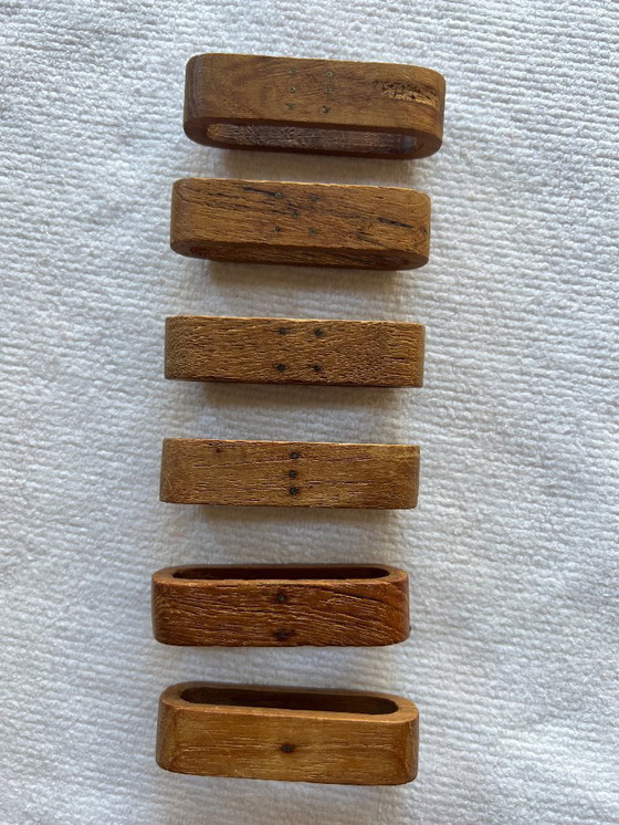 Image 1 of Servilleteros, bandeja y caja de wengué