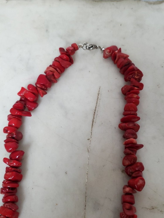 Image 1 of Collar de coral rojo (ref 4047)
