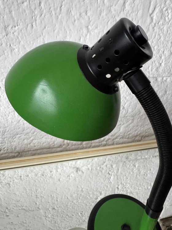 Image 1 of Grüne Aluminor Gelenk-Schreibtischlampe aus den 70er Jahren