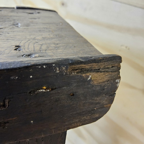 Image 1 of Atril / escritorio antiguo de madera de roble (siglo XIX) / escritorio de oficinista