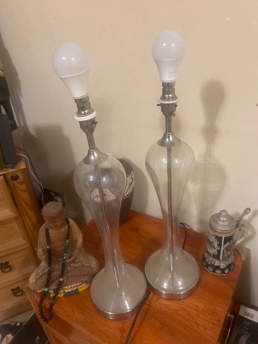 Pair of elegant Italian lamps