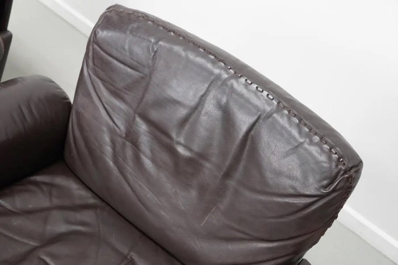 Image 1 of Vintage De Sede DS-31 Swivel Armchair in Brown Leather
