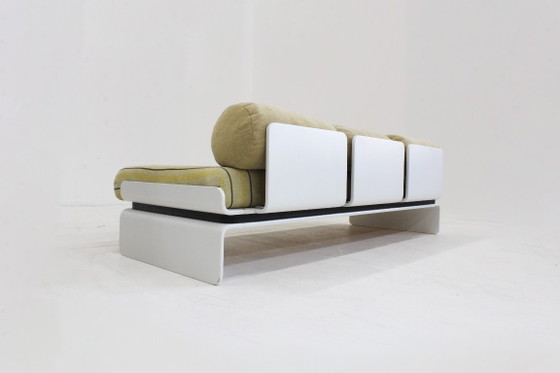 Divano Letto da giorno Vintage Cor Orbis di Luigi Colani anni '70, Letti da giorno, Metallo, Tessile, Bianco (foto 8 di 11)