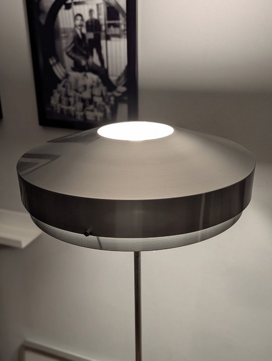 Image 1 of Gispen/Evolux Floor Lamp - Stainless Steel & Chrome - (1970s)