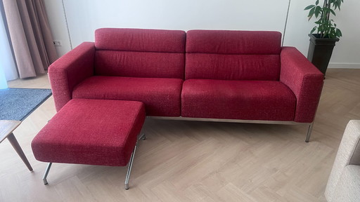 Canapé 3 places Harvink Kadanz avec fauteuil et tabouret