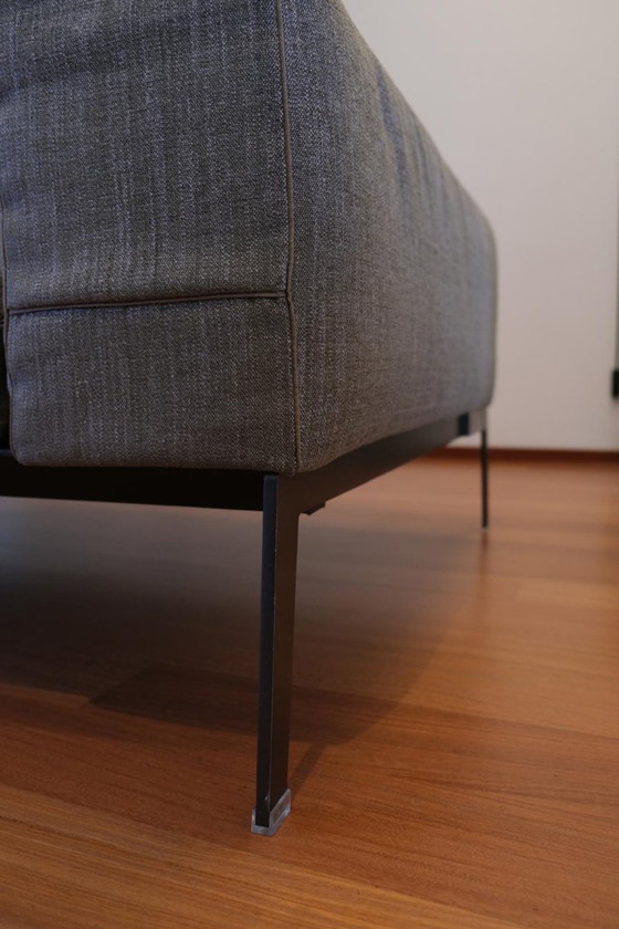 Divano Flexform Lifesteel (Design Antonio Citterio) con Pouf – Ottimo Stato – Divani, Metal, Textile (photo 8 of 9)