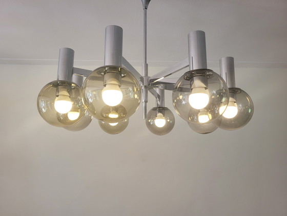 Image 1 of Lámpara de araña grande de Kaiser Leuchten en cromo