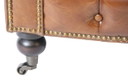 Leather Chesterfield sofa