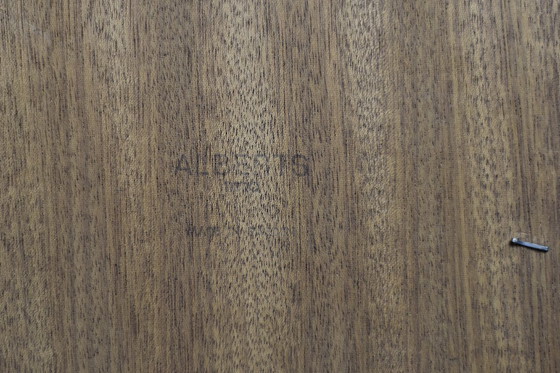 Image 1 of Vintage Mid-Century Scandinavian Modern Brown Teak Side Tables by Albert Larsson for Alberts Tibro, 1960s, Set of 2