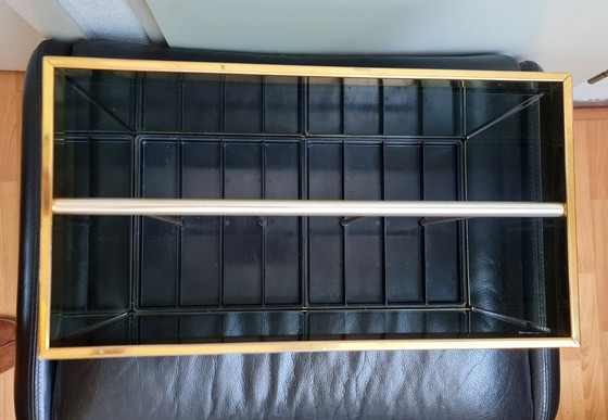 Image 1 of Reading tray newspaper rack Mascagni Memphis style Hollywood Regency vintage beautiful