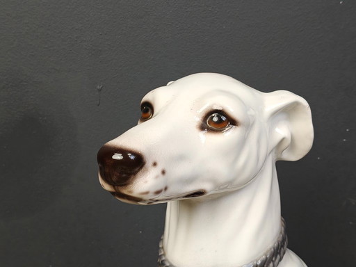 Mid century ceramic Greyhound, 1960s 