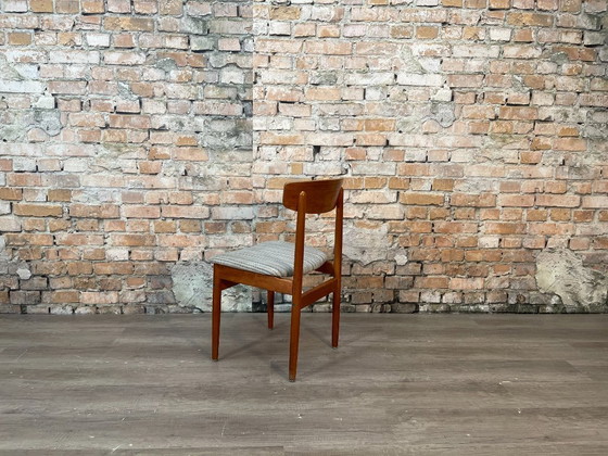 Image 1 of 4x Vintage Deense Stijl Stoelen Set 