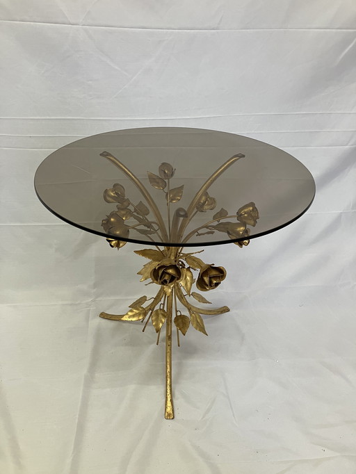 Table basse Florentine de Hans Kögel dans les années 1970.